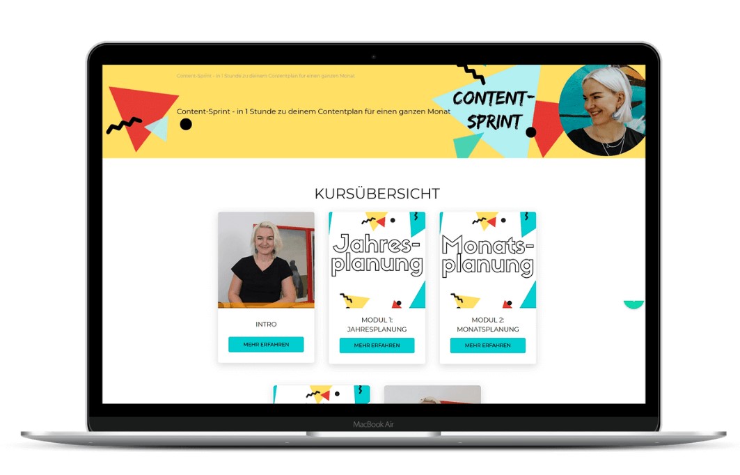 Content-Sprint - Onlinekurs Content planen