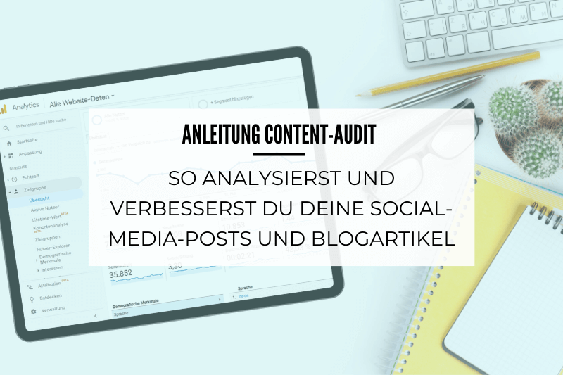 Anleitung Content-Audit: So analysierst und verbesserst du deine Social-Media-Posts und Blogartikel